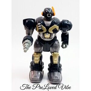Hap-P-Kid M.A.R.S.Axtion Figure mars 7" Walking Cyber Bot Robot Lights up